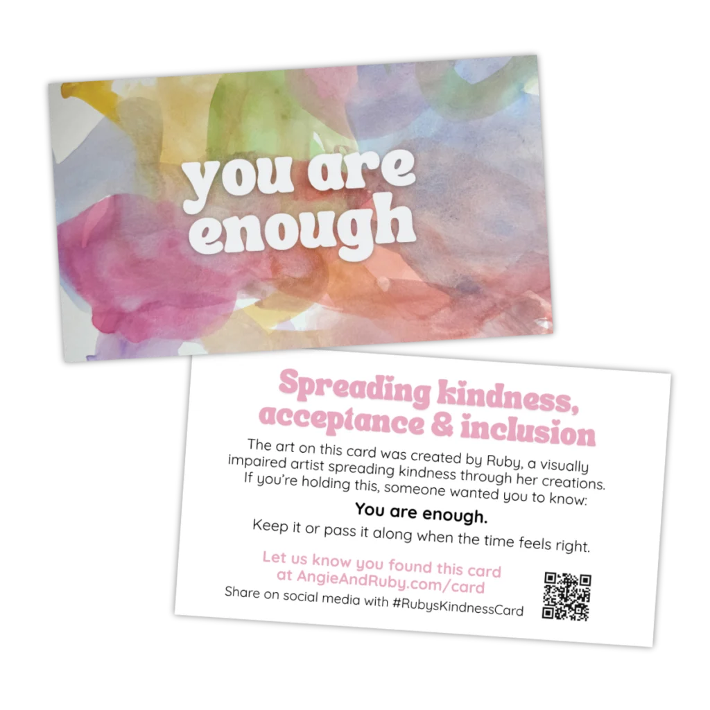 Rubys Kindness Card